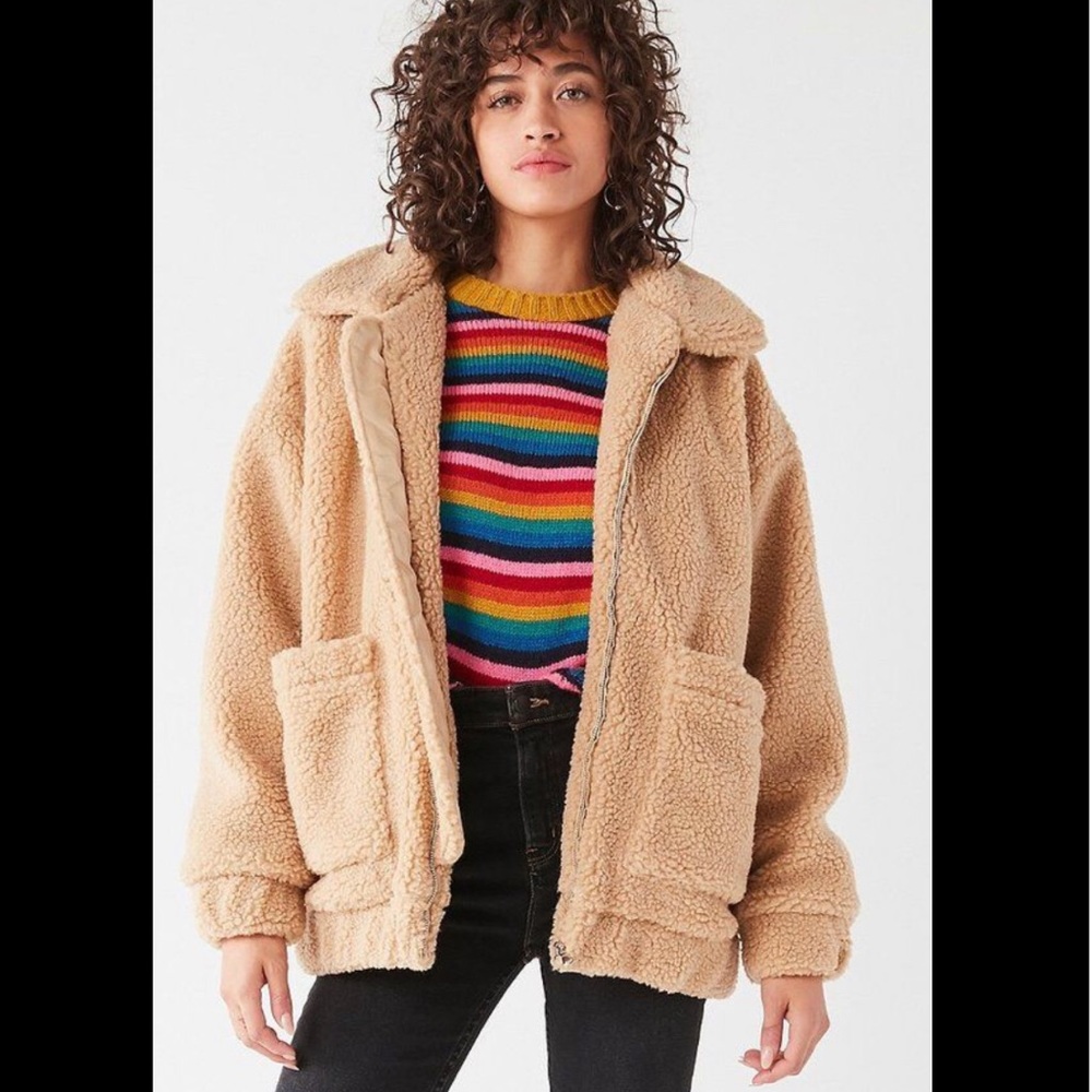 I.AM.GIA Camel Pixie Teddy Coat - Picture 6 of 8